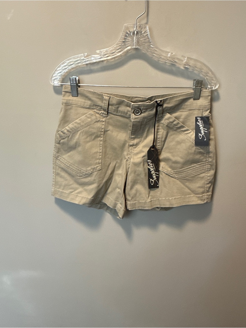 Supplies Khaki Utility Cotton Shorts - Beige - NWT